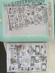 角落生物插畫學習描圖畫板 小朋友禮物玩具Sumikko Gurashi Stickers and Drawing Board Set