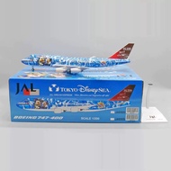 JC Wings 1: 200 Japan Airlines Disney B747-400 JA8905 Alloy Model