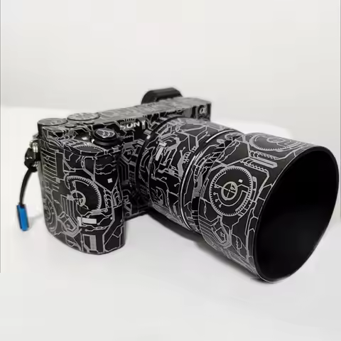Anti-Scratch protective Sticker Camera Body skin For SONY A6000 A6100 A6300 A6400 A6700 E 18-55 18-1