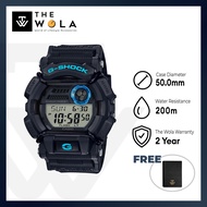 (2 Years Warranty) Casio G-Shock Men Analog-Digital Watch GD-400-1B2 Black Resin Strap