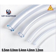 【1 Meter / 5Meters 】3mm / 4mm PVC Clear Hose Pipe | Plastic Pipe | Pvc Transparent Hose | Clear Pipe