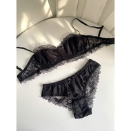 Set nội y ren cup ngang gợi cảm MAY áo bra ren có gọng mút mỏng cup 1/2 ngực thiết kế LA PERBRA