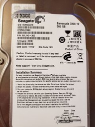 放 3.5吋 Seagate 500gb 硬碟