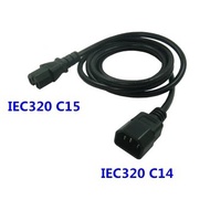 IEC320 AC Power Cord with C15 to C14
