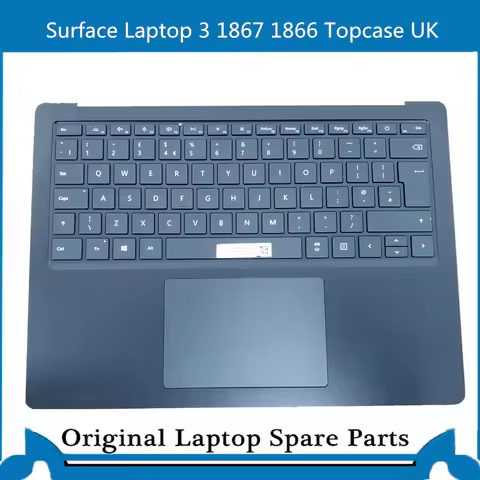 Original for Microsoft Surface Laptop 3 1867 1868 Topcase Keyboard Black UK Version