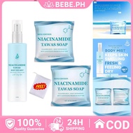 bebe.ph Niacinamide Mini Tawas Soap 50g / Niacinamide Tawas Body Deo Mist