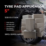 Clars Car Wash Tyre Sponge Foam 5'' 12.8x5x7.5cm - 20/40PCS