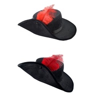 Mo* Vintage Fedora Hat Women Men Felt Vintage Hat Casual Festival Hat with Feather