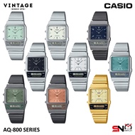 Casio Vintage Unisex Watch AQ-800E AQ-800EB AQ-800EC AQ-800ECGG AQ-800EG Stainless Steel Band