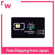 Softbank IPhone4เฉพาะ,IPhone4S MicroSIM Activation Card Kingmobile สีดำ6004