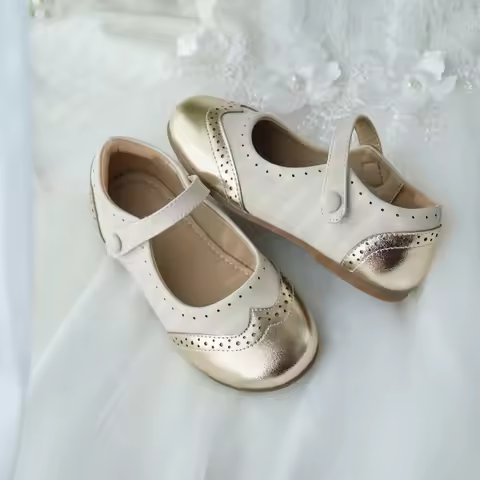 Autumn New Handmade Sweet Versatile Leather Shoes Cowhide White Princess Shoes Student Quality Bouti