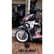 Honda Click Side Wing Shark Decal (2pcs.)