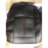 PVC Seat Cover Set (Black/Grey)(Wira/Saga Old/Kancil 660 & 850/Viva 660 & 850/Waja1.6/Myvi Old/Myvi 