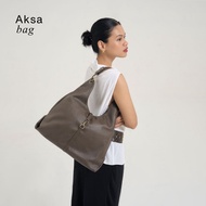 Aksa bag - AMRETA - WOMEN'S BAG - VINTAGE SHOULDER BAG - LAPTOP BAG FIT 14 INCH - Tote Bag Canvas