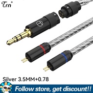 สายหูฟังรุ่นโปร T6 TRN 16แกนชุบเงินสายอัพเกรดทองแดง OCC Litz ขนาด4.4มม./2.5มม./3.5มม. พร้อม Mmcx/ 2P