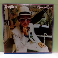 #AA198-37 < G > LP TERPAKAI [ ELTON JOHN - GREATEST HITS ] USED LP