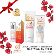 🔥Hot package 🔥 2 BFF BIRDSNEST CLEANSER + 🔥1 BFF BIRDSNEST SKIN SERUM + 🔥FREE GIFT