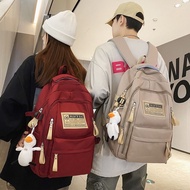 SPONSO Nylon Backpack Large-capacity Lightweight Student School Bag Fashion Anti-theft School Backapck Teenagers