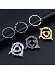 Zinc Alloy Car Modification Keychain, Rotary Engine Keychain, Rotatable Keychain