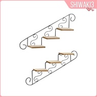 [Shiwaki3] Plant Stand Wall Pot Stand Staircase Decorative Shelf Wall Hanging