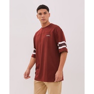MERAH ARNOLD PALMER Men's Oversized Maroon T-Shirt - P-DLBJ12-D9