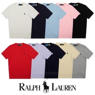 Polo Ralph Lauren 夏季針織絞花小馬刺繡圓領女裝短袖T恤 官網同步