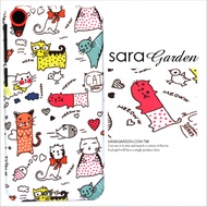 【Sara Garden】客製化 手機殼 Samsung 三星 Galaxy A50 手繪 插畫 俏皮 貓咪 手工 保護殼 硬殼