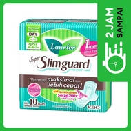 Laurier Pembalut Super Slimguard Pembalut Wanita Day 22.5 cm Wing 10 pcs