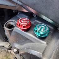 Bre.m.b.o aluminum oil cap screws installed for honda dream, w, ab, vario,... (MS02)