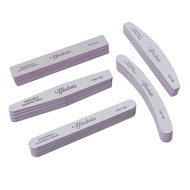 5PCS/lot 100/180 Professional Nail Files Plastic Sandpaper Sanding Polishing Files Nail Equipment Ma