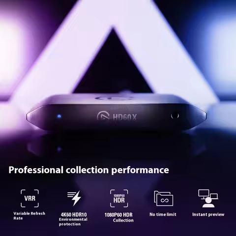 Sales Elgato HD60 X 4K Video capture card capture box live recording HDR/Switch/PS5/Xbox 4K60 HDR10 