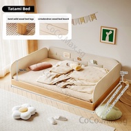 Tatami Bed Children's Bed Fence Guardrail Platform Bed Boy All Solid Wood Bed Home Platform Bed