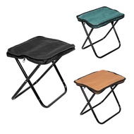 【qgnuaj】-Camping Portable Folding Stools Ultralight Storage Chair MIni Fishing Chair Travel Picnic F
