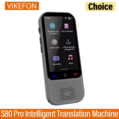 S80 Pro 138 Language Intelligent Translation Machine Intelligent Recording 19 Offline Real-time Chat