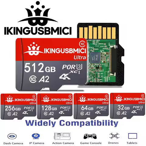 Ultra SD Cards 512GB 128GB 64GB 32GB Micro TF SD Card TF Cards Memory Card UHS-II Waterproof for Tab