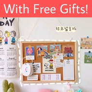 INS HOT Bulletin Board Cork Message Notice Decoration Study Table Cork Board