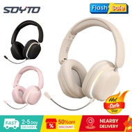 SOYTO SY-T3 Bluetooth Headphones Wired & Wireless Dual Mode 360° ACS Surround Sound Dual-Mic System
