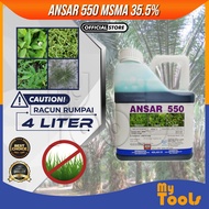 Mytools ANSAR 550 MSMA 35.5% 4 Liter Herbicide Weed Grass Killer Racun Rumpai Rumput Ubat Rumput