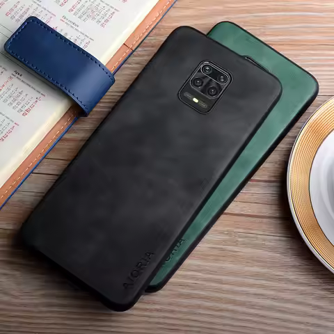 Leather Case For Xiaomi Redmi Note 9 Pro 9S 9T funda silky feel phone cover for redmi note 9 pro cas