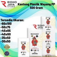 PP Wayang Plastic Bag 03 5 cm - 9 cm Super Jumbo/ CLEAR PP/ CLEAR PP/ Jumbo Laundry Plastic