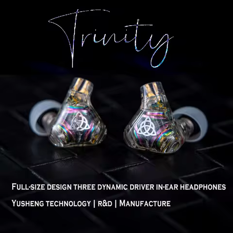 ZHESONUS TRINITY 3DD IEMs HIFI in-ear Live Wired Music Earphone Streaming E-sports Games Monitor Hea