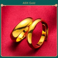 ASIX GOLD 916 Gold Couple Ring Korean Gold Men and Women Ring