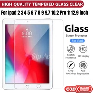 LAYAR Ipad 2 3 4 5 6 Pro 9.7 8 Gen 9 10.2 Inch Pro 11 Pro 12.9 Inch 2020 2021 Tempered Glass Anti-Scratch Ipad Screen Protector Tablet Screen Protection Ipad