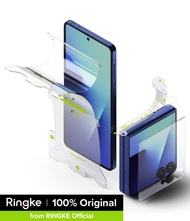 Ringke 3-in-1 Protector Pro for [Samsung Galaxy Z Flip 7] - ปกป้องหน้าจอและบานพับแบบครบครันด้วยกระจก