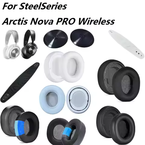 Original spare parts For SteelSeries Arctis Nova Pro Wireless Headphones Replacement headband tape E