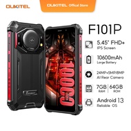OUKITEL FOSSiBOT F101P（5.45inch 7GB RAM 64GB ROM 10600mAh Cell Phone Waterproof Android Phone 24MP Camera Smartphone）Rugged Mobile Phones