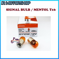 MODENAS CT115 SIGNAL BULB /MENTOL T16 (1PCS )KAWASAKI NINJA250 ER6n VERSYS 650 z800 Z250