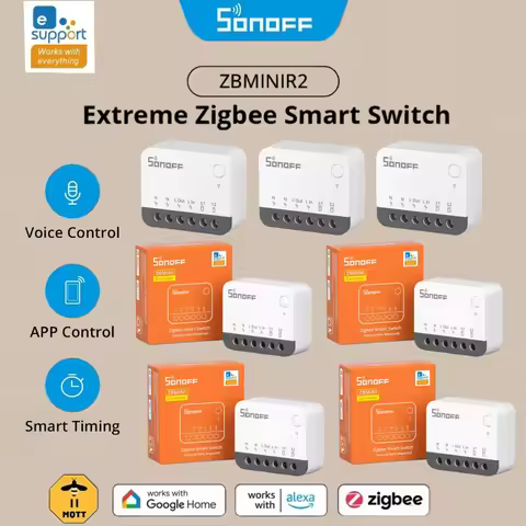 SONOFF ZBMINIR2 Extreme Sonoff Zigbee Switch Sonoff Zbmini R2 Etach Relay External Switch Remote Con