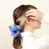 隨機油漆大腸髮圈美人魚朝日藝術風格原創紡織大大腸髮圈