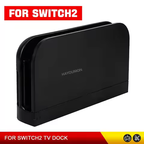 New Black TV Dock Charger Station Stand For Switch 2 Charging Dock HDMI-Compatible TV DOCK Charging 